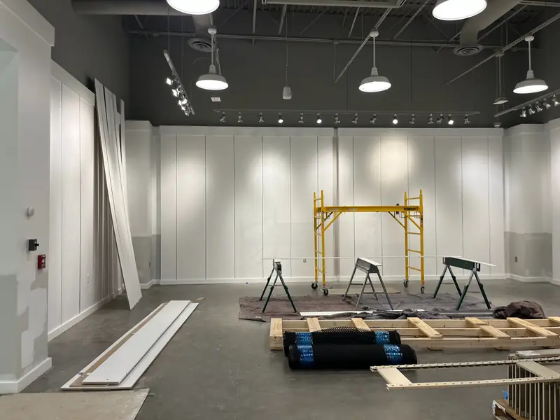 After: finished walls